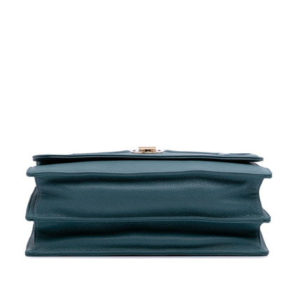 Dior Medium Grained Calfskin Diorama Satchel