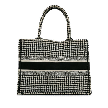 Dior Medium Houndstooth Book Tote (SHG-pPdPtp)