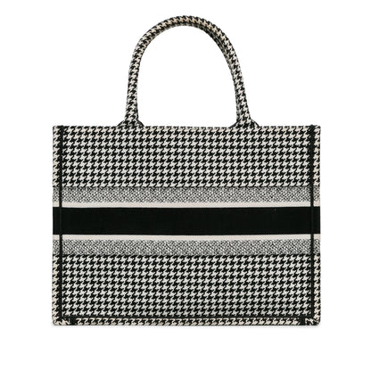 Dior Medium Houndstooth Book Tote (SHG-LsZQ4L)
