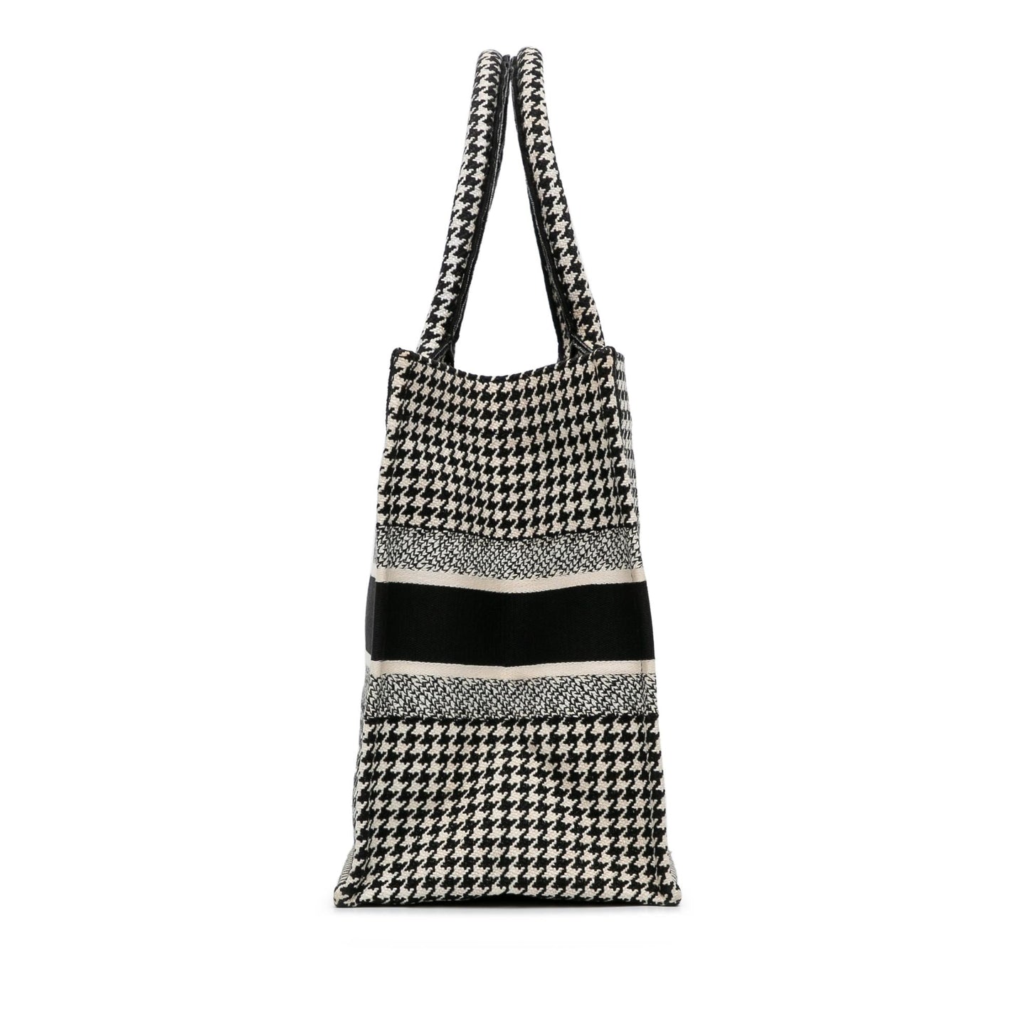 Dior Medium Houndstooth Book Tote (SHG-BUCCPt)
