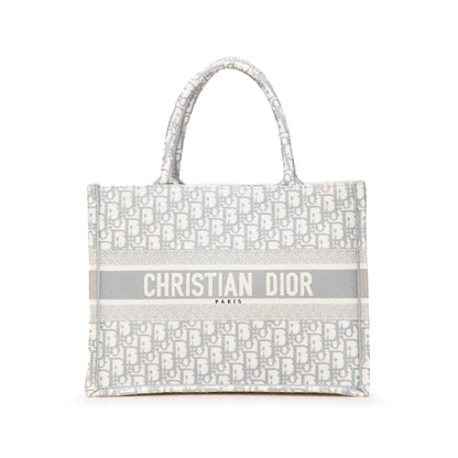 Dior Medium Oblique Canvas Book Tote