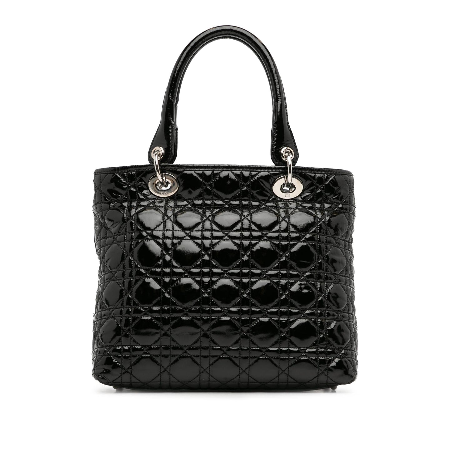 Dior Medium Patent Cannage Dior Soft Shopping Tote (SHG-l67PuF)