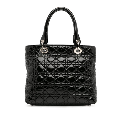 Dior Medium Patent Cannage Dior Soft Shopping Tote (SHG-l67PuF)