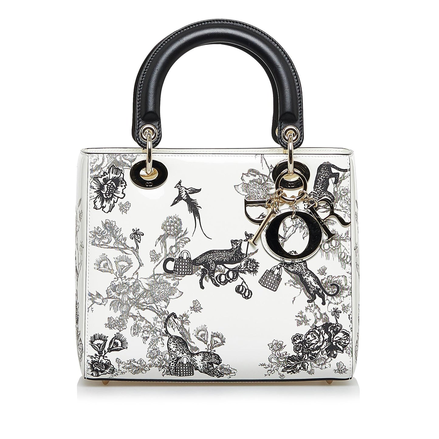 Dior Lady Dior Leather Mini Handbag