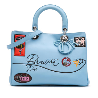 Dior Medium Smooth Calfskin Paradise Diorissimo Satchel