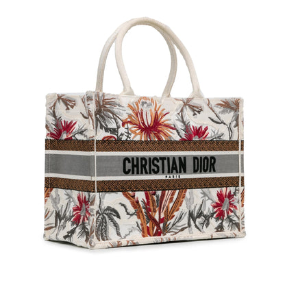 Dior Medium Toile de Jouy Tropicalia Book Tote (SHG-nuIIBd)