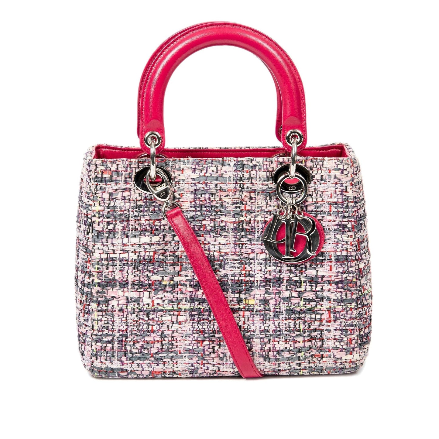 Dior Medium Tweed Dior Satchel (SHG-8yJnUk)