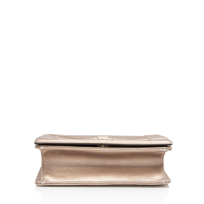 Dior Metallic Calfskin Diorama Medium Shoulder Bag