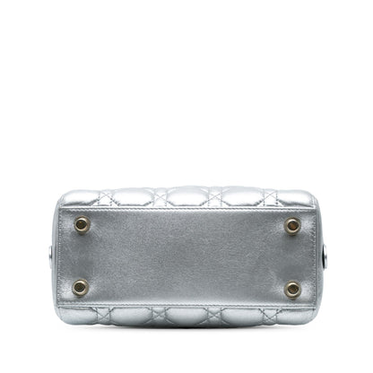 Dior Metallic Lambskin Cannage Lily Tote