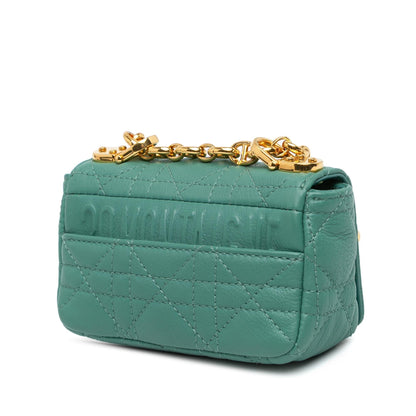 Dior Micro Calfskin Cannage Supple Caro Bag (SHG-PPTzcg)