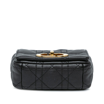 Dior Micro Supple Calfskin Cannage Caro Bag (SHG-5y6FE7)
