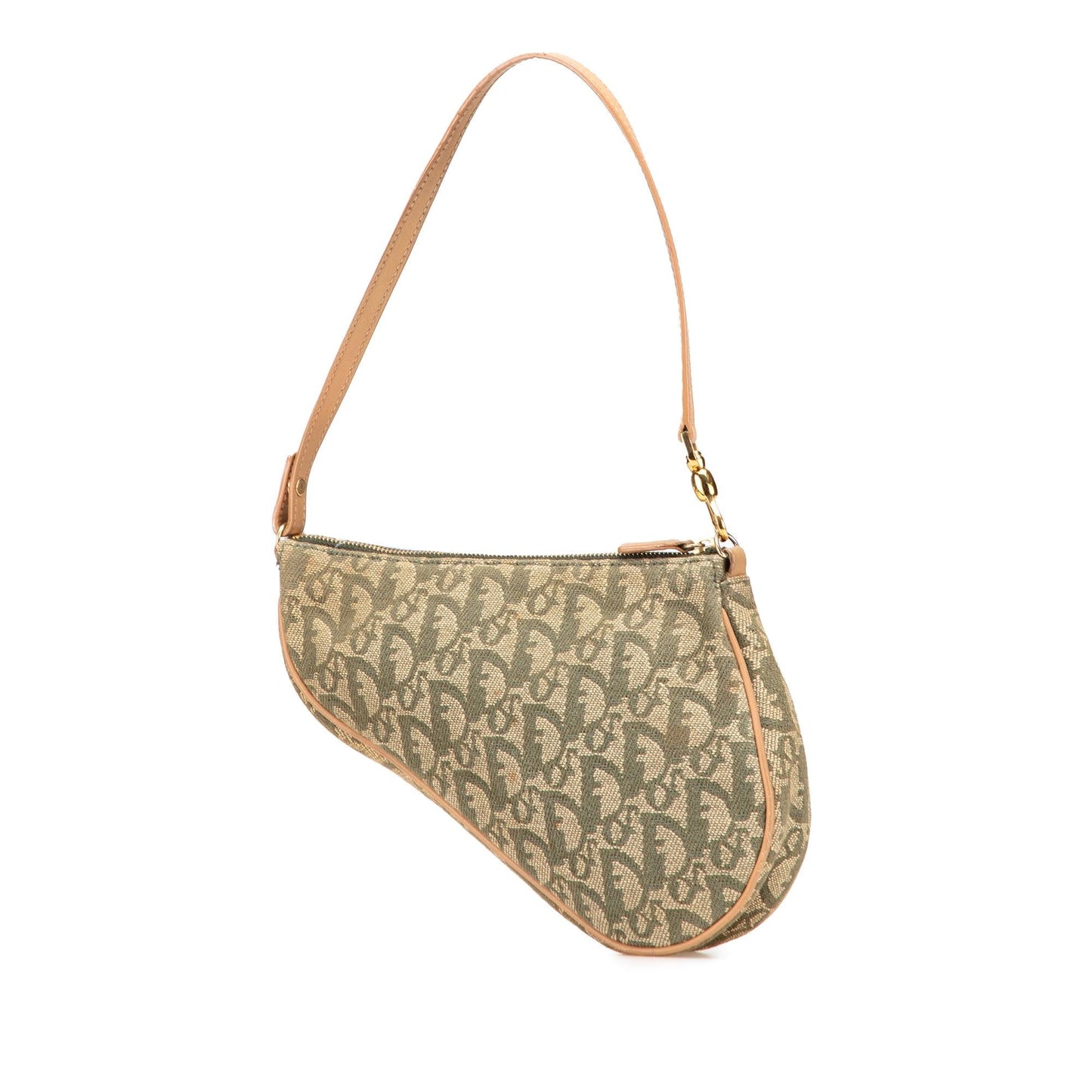 Dior Mini Diorissimo Canvas Saddle Pochette