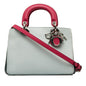 Dior Mini Diorissimo Tricolor Satchel (SHG-iouJ75)