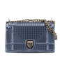 Dior Mini Metallic Patent Microcannage Diorama Flap