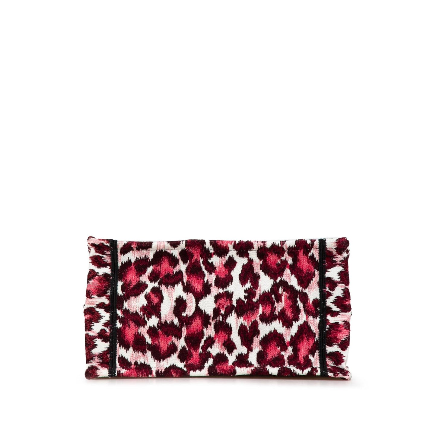 Dior Mizza Small Embroidered Canvas Leopard Book Tote