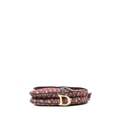Dior Oblique Canvas Saddle Bag