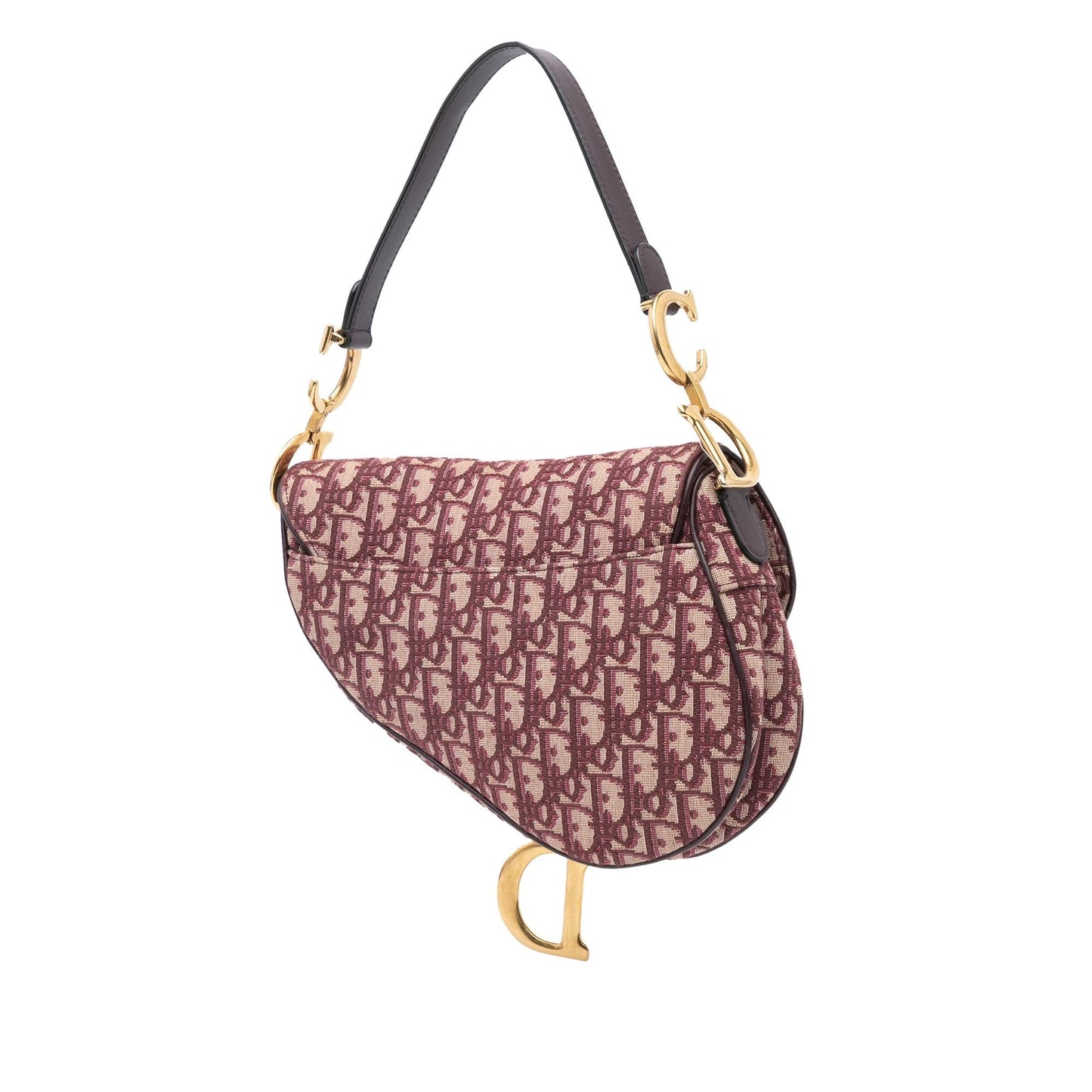Dior Oblique Canvas Saddle Bag