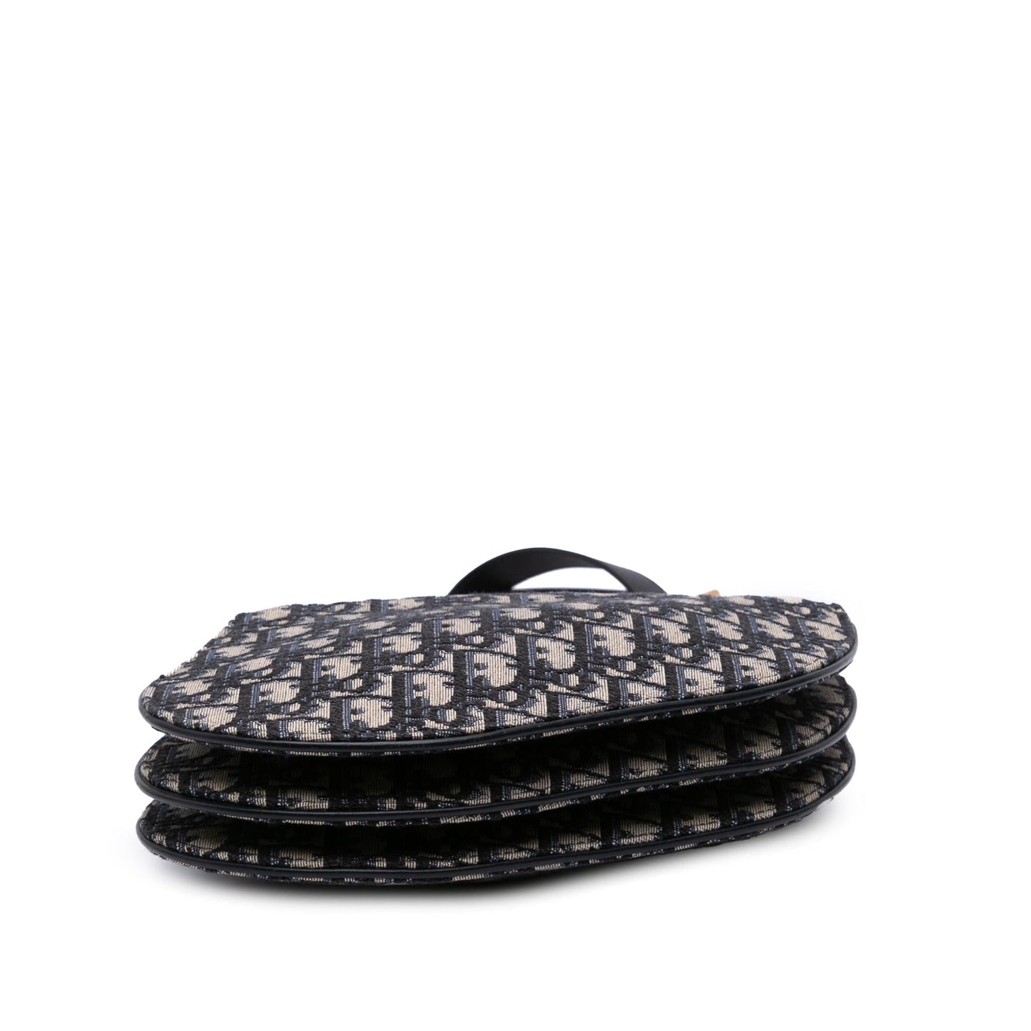 Dior Oblique Canvas Saddle Triple Zip Crossbody