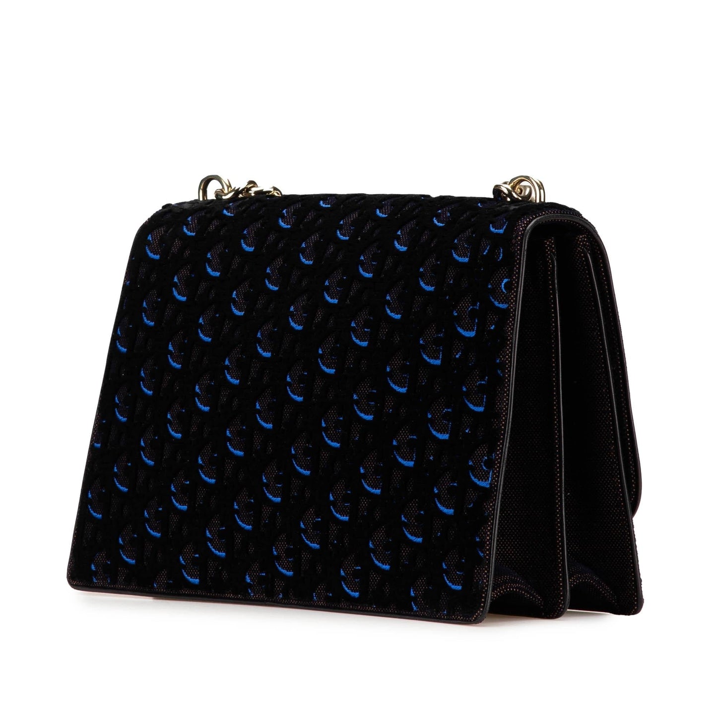 Dior Oblique Velvet Diorama Satchel