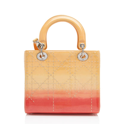Dior Patent Leather Ombre Dior Medium Tote