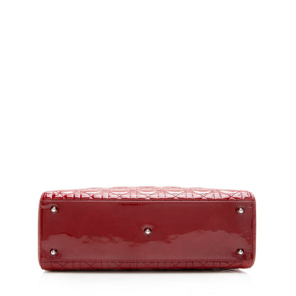 Dior Patent Leather Dior Large Tote (SHF-17791)