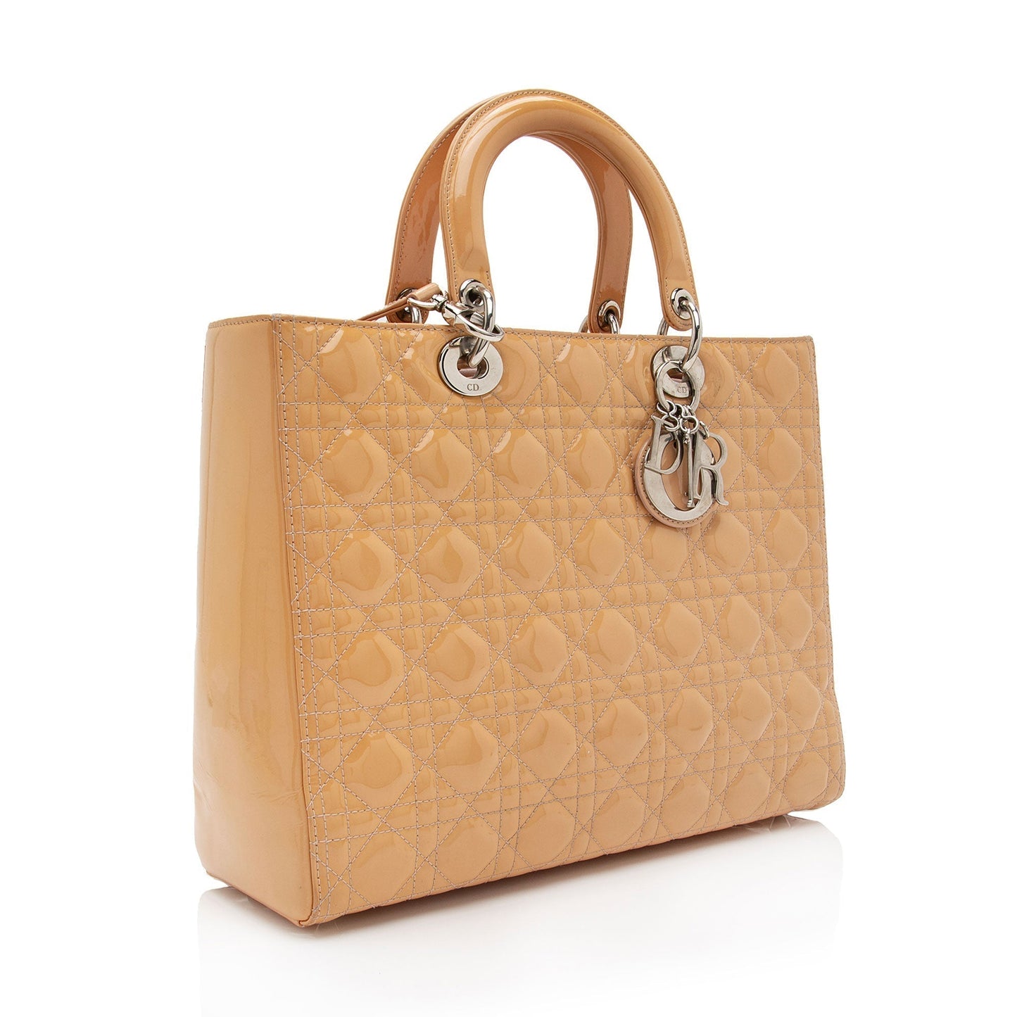 Dior Lady Dior Leather Mini Tote Bag