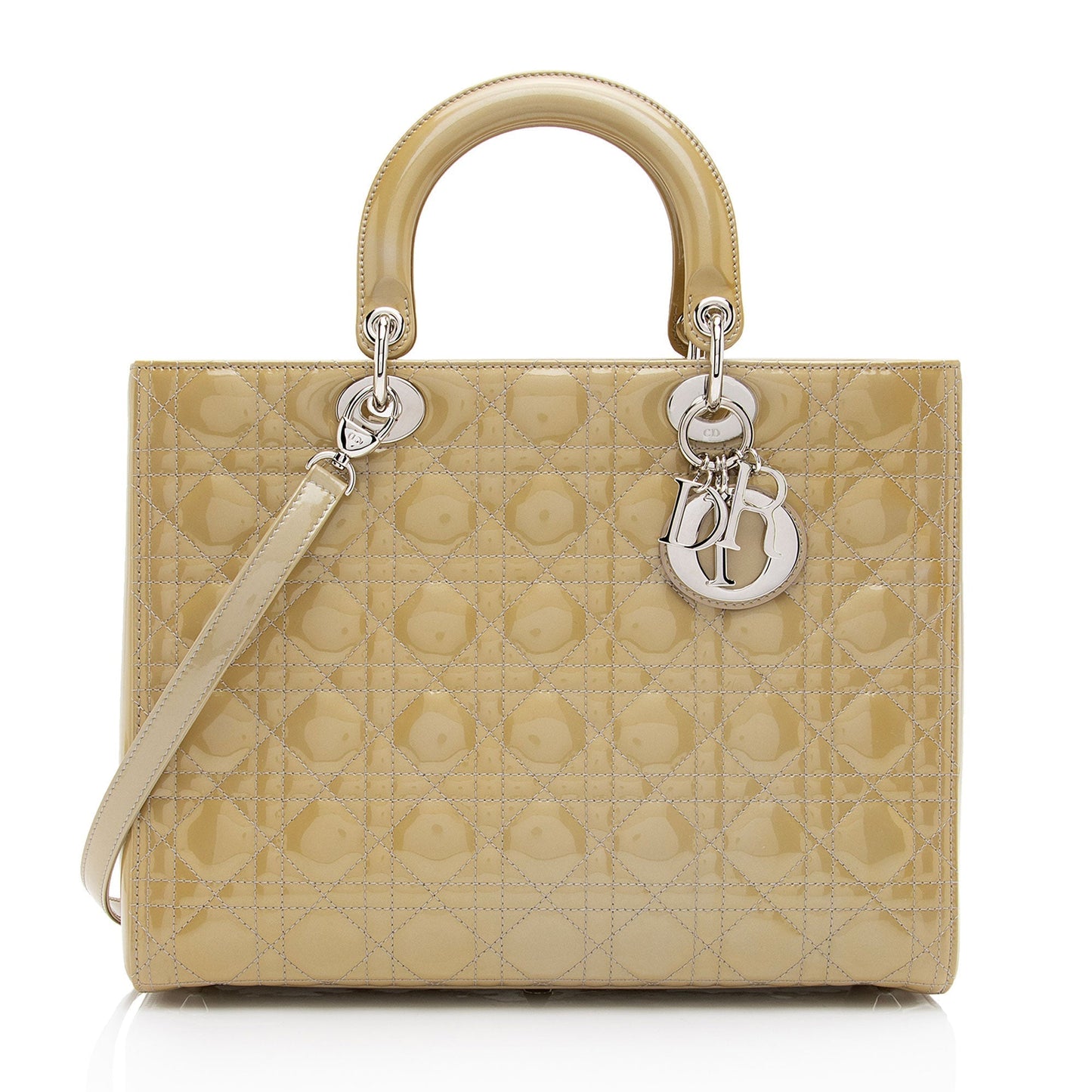 Dior Lady Dior Leather Mini Tote Bag