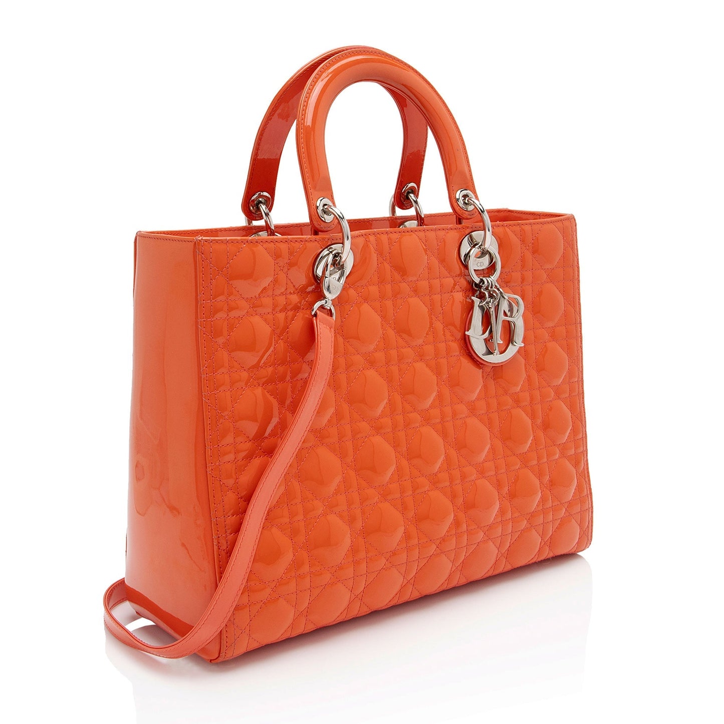 Dior Patent Leather Dior Large Tote (SHF-w6Nhh6)