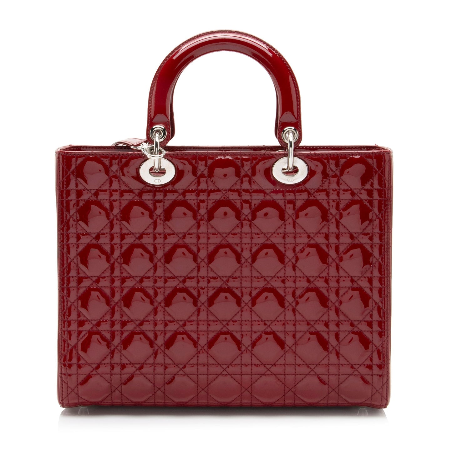 Dior Patent Leather Dior Large Tote (SHF-91E8TQ)