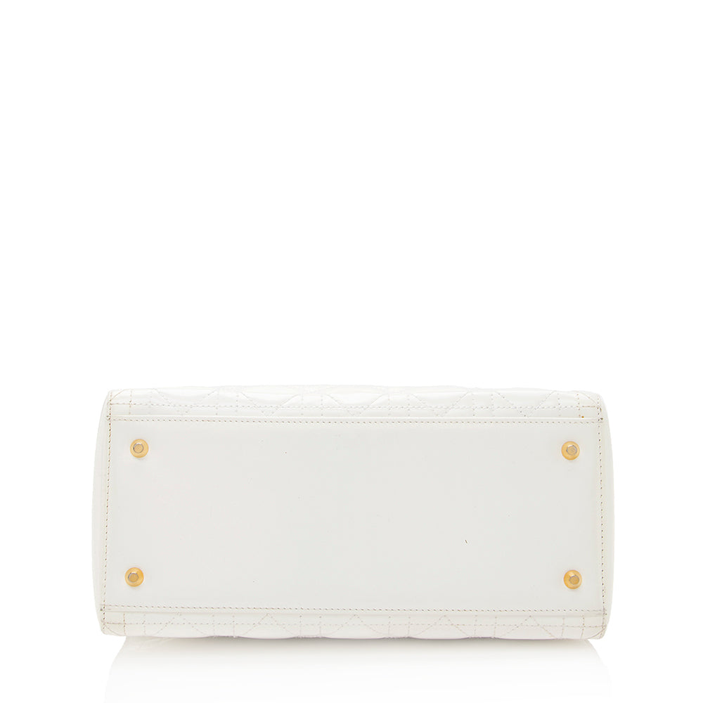 Dior Patent Leather Dior Medium Tote (SHF-20994)