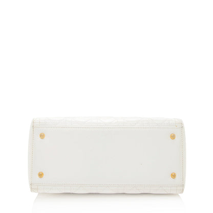 Dior Patent Leather Dior Medium Tote (SHF-20994)