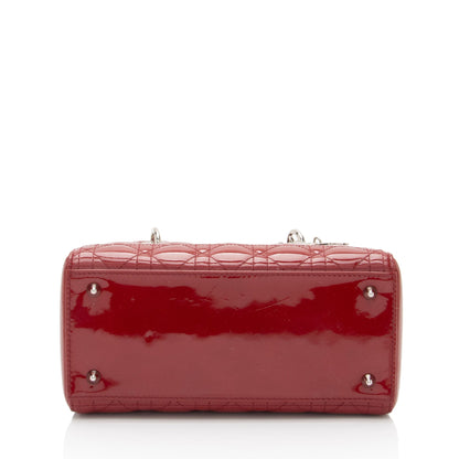 Dior Patent Leather Dior Medium Tote (SHF-KM7Orb)