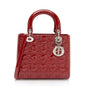 Dior Patent Leather Dior Medium Tote (SHF-KM7Orb)