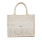 Dior Small D-Lace Embroidery Book Tote
