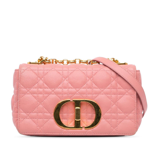 Dior Small Grained Calfskin Cannage Caro Bag