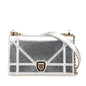 Dior Small Metallic Grained Calfskin Diorama Flap