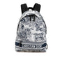 Dior Small Nylon Technical Fabric Toile De Jouy Diortravel Backpack (SHG-L7BDVg)