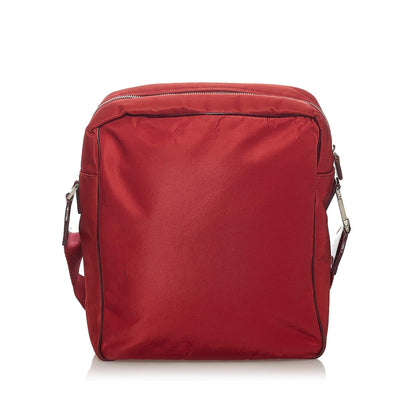 Saint Laurent Nylon Leather Mini Crossbody Bag