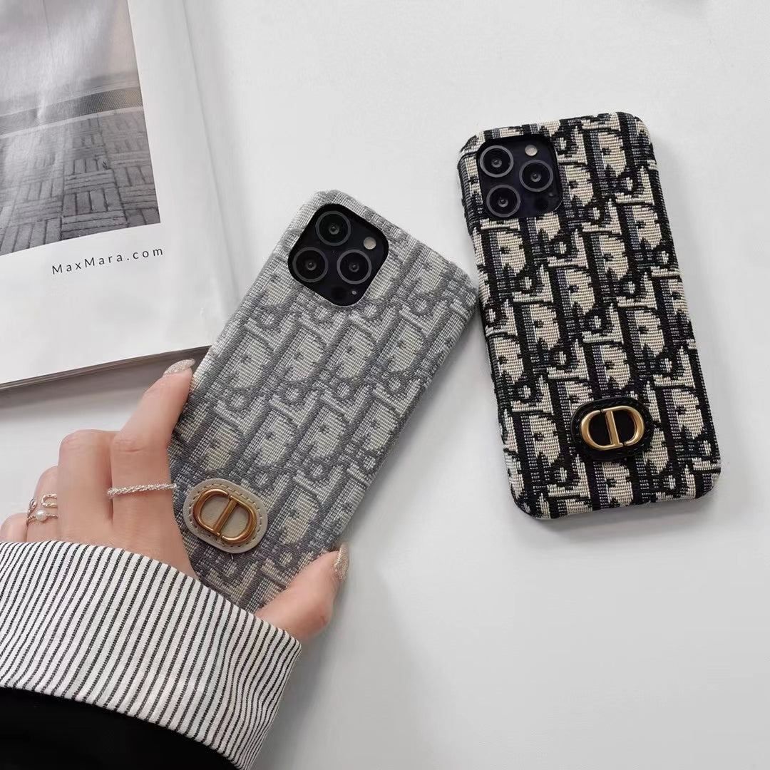 Dior Design Phone Case for 11 12 13 14 Pro Max Plus