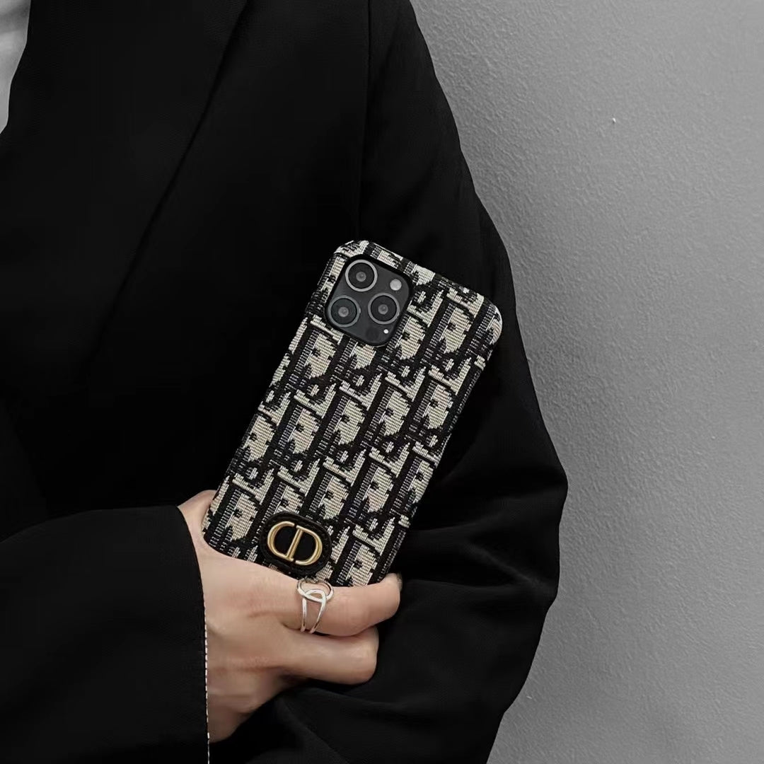 Dior Design Phone Case for 11 12 13 14 Pro Max Plus