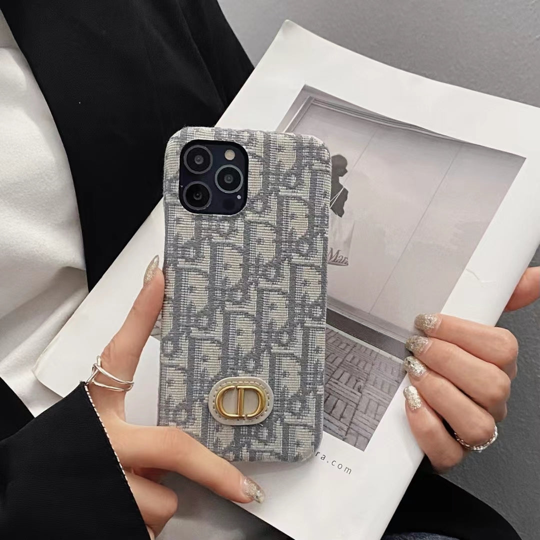 Dior Design Phone Case for 11 12 13 14 Pro Max Plus