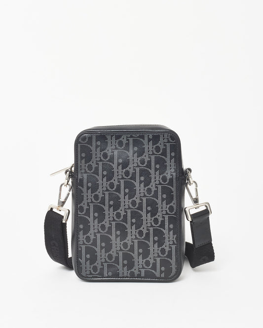 Dior Monogram Leather Canvas Crossbody Bag