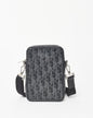 Dior Monogram Leather Canvas Crossbody Bag