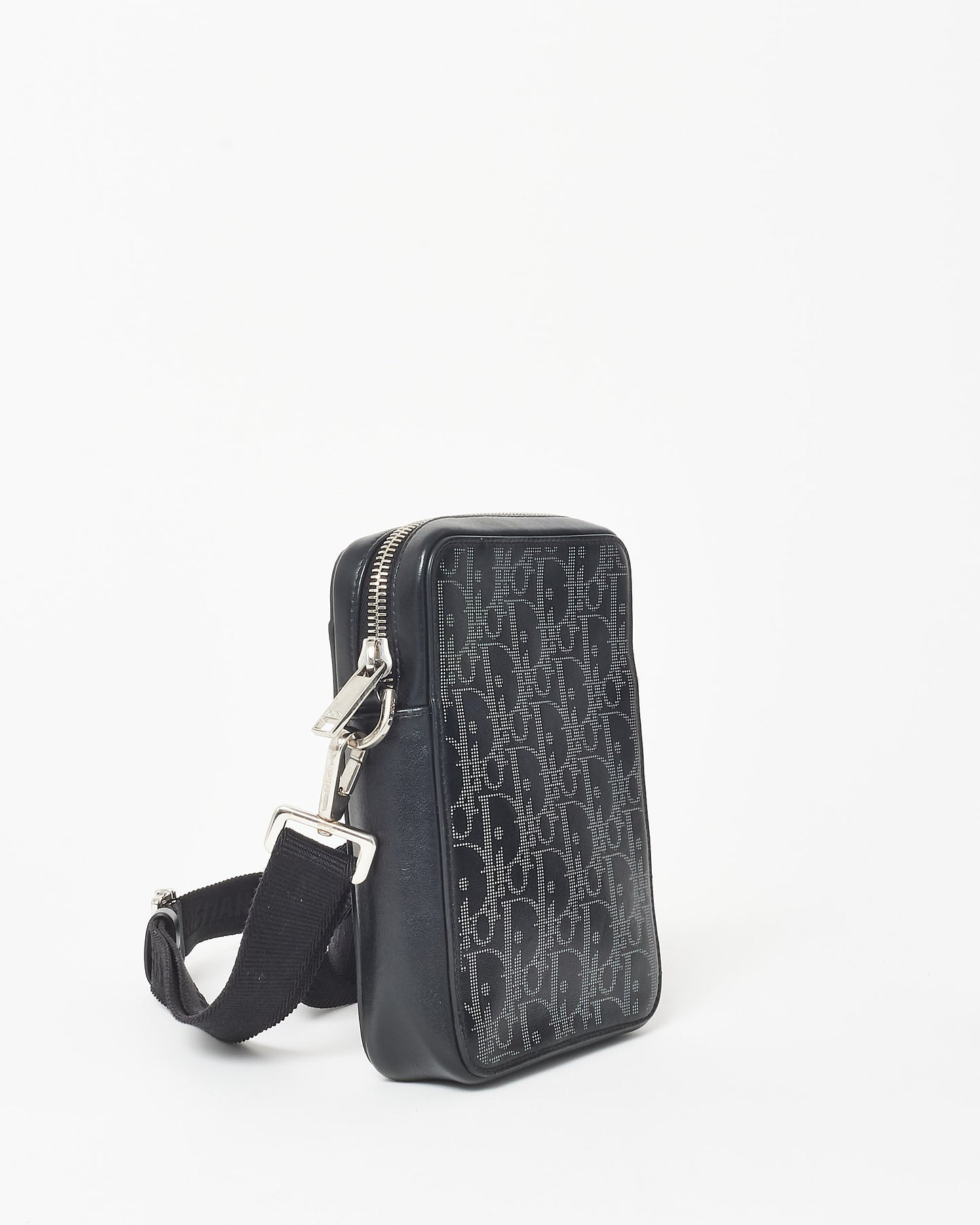 Dior Monogram Leather Canvas Crossbody Bag