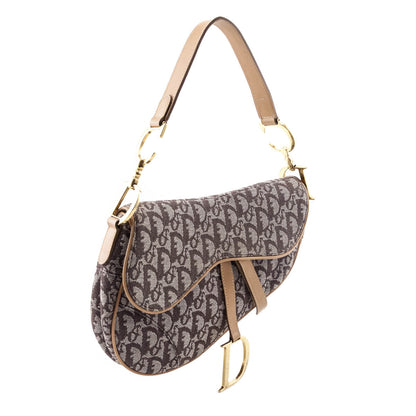 Dior Brown Monogram Saddle Bag