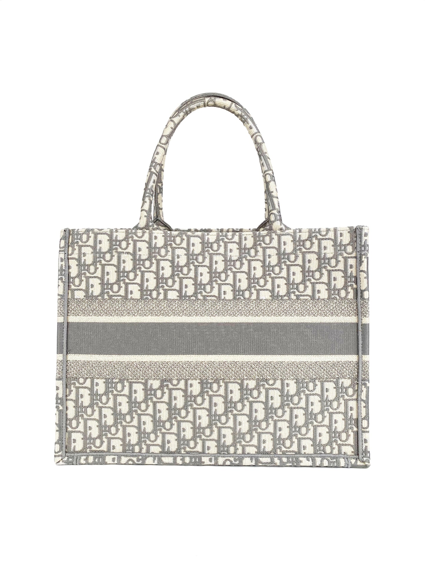 Dior Grey Oblique Small Book Tote