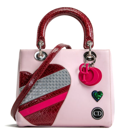 Dior Lady Dior Leather Shoulder Bag