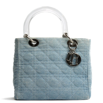 Dior Lady Dior Canvas Crossbody Bag