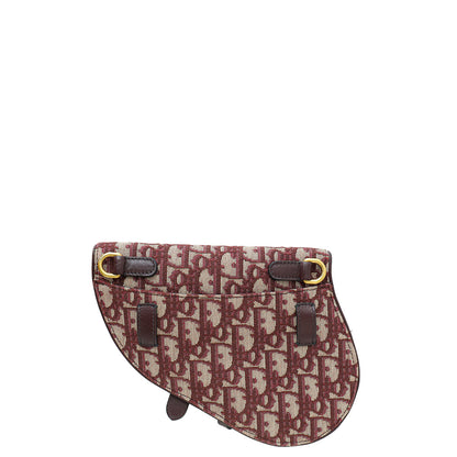 Dior Saddle Oblique Burgundy Crossbody