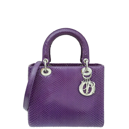Dior Lady Dior Leather Handbag Style 40
